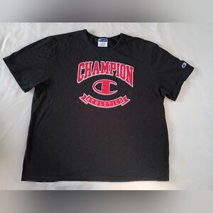 Champion Black Athletic Men's T-Shirt